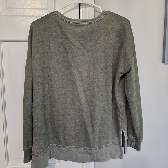 Buffalo David Bitton Sage Green Top - Picture 3 of 4